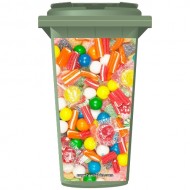 Sweets And Lollies Wheelie Bin Sticker Panel